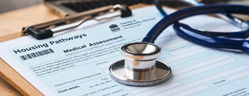 DCJ Housing medical assessment form